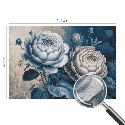 Fotobehang voor de slaapkamer Romantische bloemen
