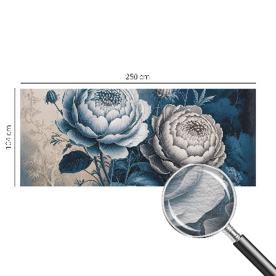 Fotobehang voor de slaapkamer Romantische bloemen