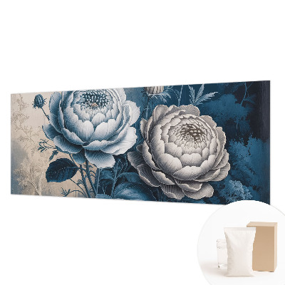 Fotobehang voor de slaapkamer Romantische bloemen