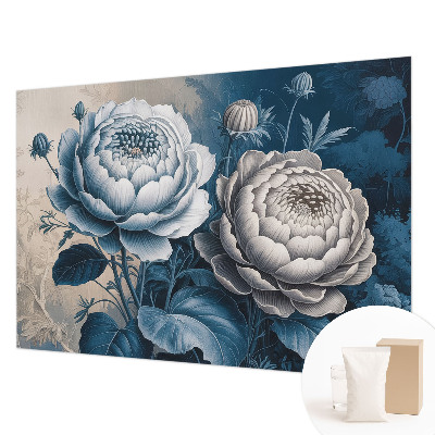 Fotobehang voor de slaapkamer Romantische bloemen