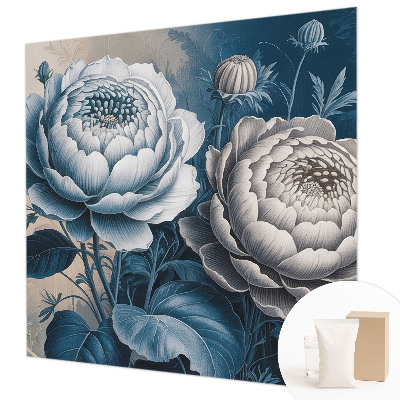 Fotobehang voor de slaapkamer Romantische bloemen