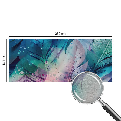 Modern fotobehang Kleurrijke veren