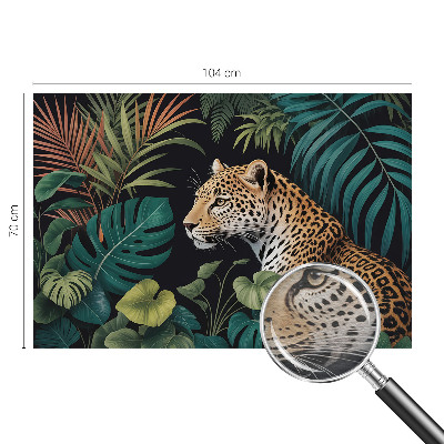 Fotobehang voor de woonkamer Exotische luipaard