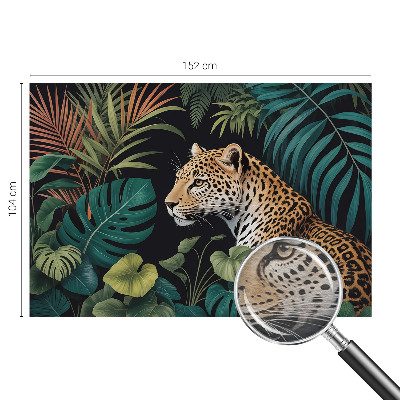 Fotobehang voor de woonkamer Exotische luipaard