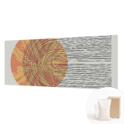 Modern fotobehang voor de woonkamer Cirkel met lijnen