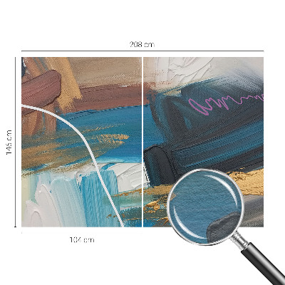 Kwalitatief fotobehang met een abstract patroon