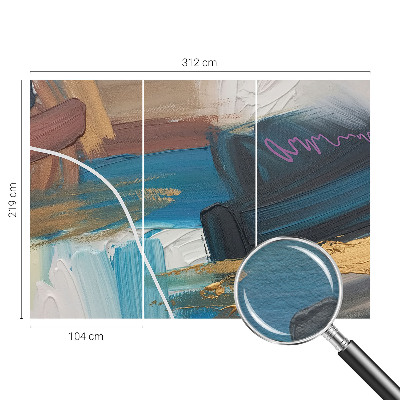 Kwalitatief fotobehang met een abstract patroon