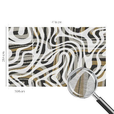 Hoogwaardig fotobehang Abstracte lijnen