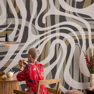 Hoogwaardig fotobehang Abstracte lijnen