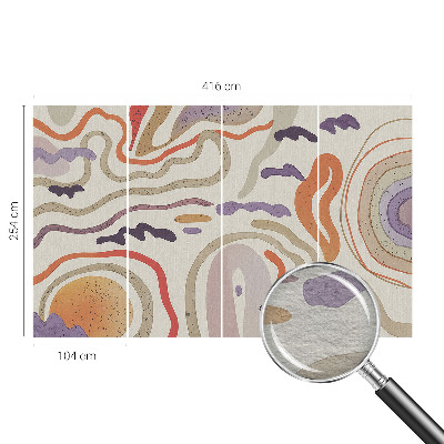 Vliesbehang fotobehang Abstracte patronen
