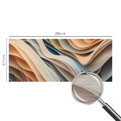 Sfeervol fotobehang Golvende vormen