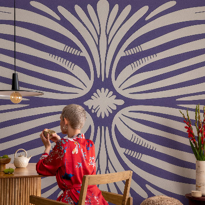 Vlies fotobehang Bloemsymmetrie