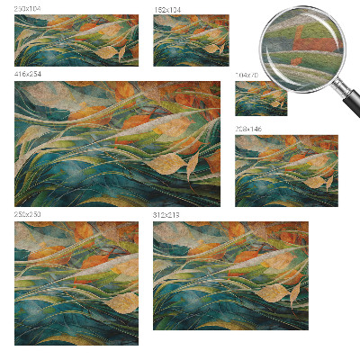 Groot fotobehang Herfstlandschap