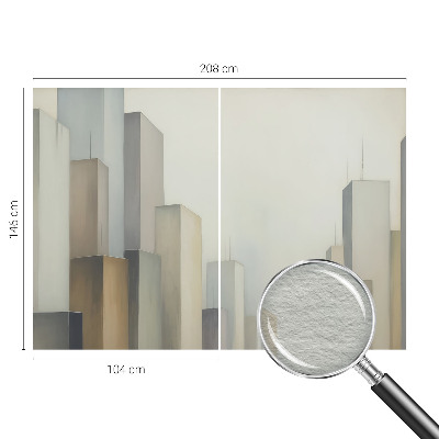 Uniek fotobehang Stadswolkenkrabbers