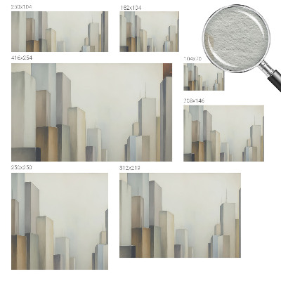 Uniek fotobehang Stadswolkenkrabbers
