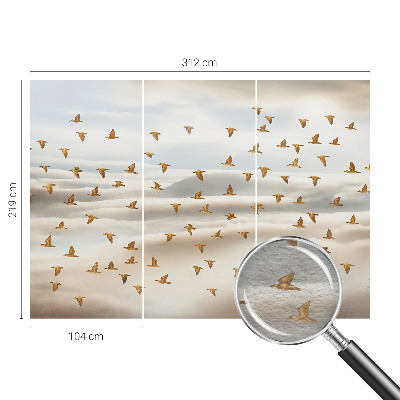 Fotobehang vliesbehang Vogels in vlucht