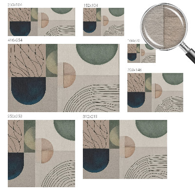 Fotobehang vlies Geometrische vormen