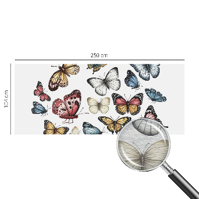 Vlies fotobehang op maat Paradijsvlinders