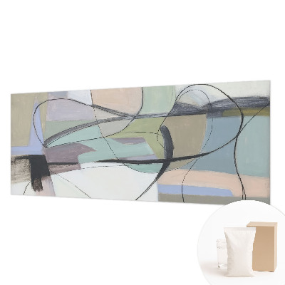 Fotobehang Pastelkleurige lijnen
