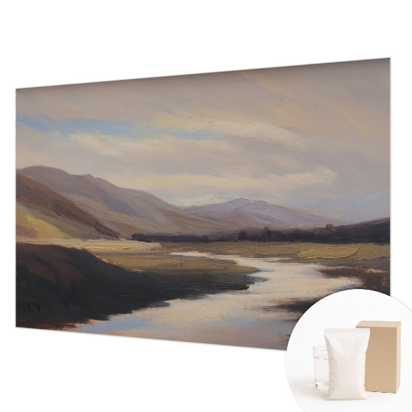 Behang met print Natuurlijke rust