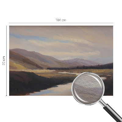 Behang met print Natuurlijke rust