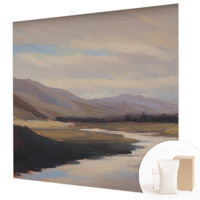 Behang met print Natuurlijke rust