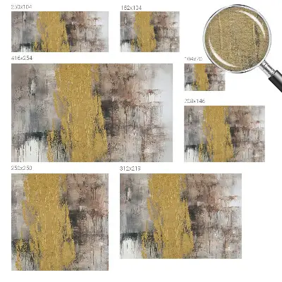 Fotobehang naadloos met een abstracte visie