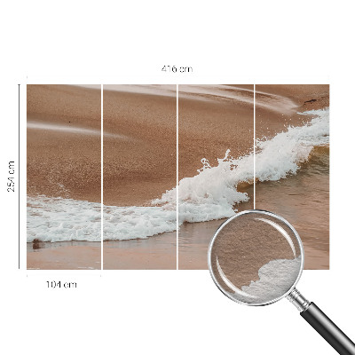 Naadloos fotobehang met het patroon 'Zeebries'