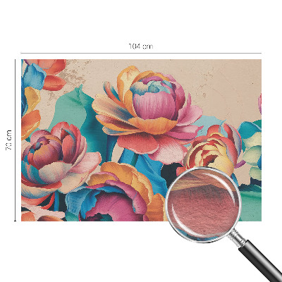Fotobehang voor slaapkamer Bloemenharmonie