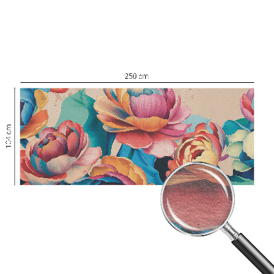 Fotobehang voor slaapkamer Bloemenharmonie