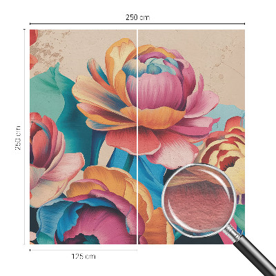 Fotobehang voor slaapkamer Bloemenharmonie