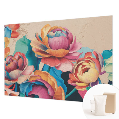 Fotobehang voor slaapkamer Bloemenharmonie
