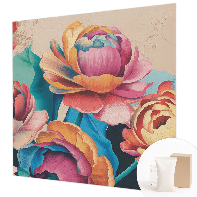 Fotobehang voor slaapkamer Bloemenharmonie