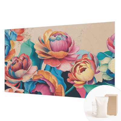 Fotobehang voor slaapkamer Bloemenharmonie