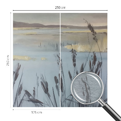 Fotobehang woonkamer Een kalm meer