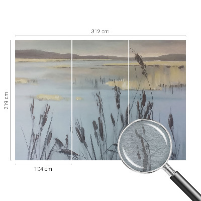 Fotobehang woonkamer Een kalm meer