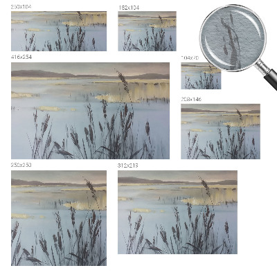 Fotobehang woonkamer Een kalm meer