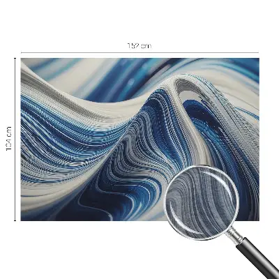 Fotobehang voor de woonkamer in een harmonieuze abstracte stijl