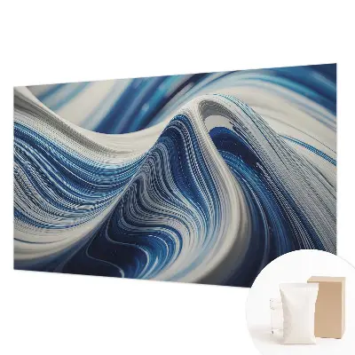 Fotobehang voor de woonkamer in een harmonieuze abstracte stijl