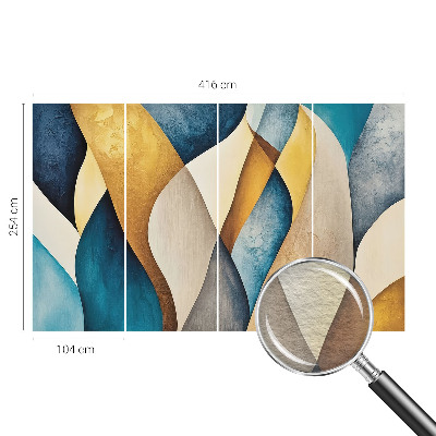 Modern fotobehang Golvende abstractie