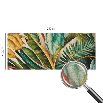 Hoogwaardig fotobehang met een motief van exotische bladeren