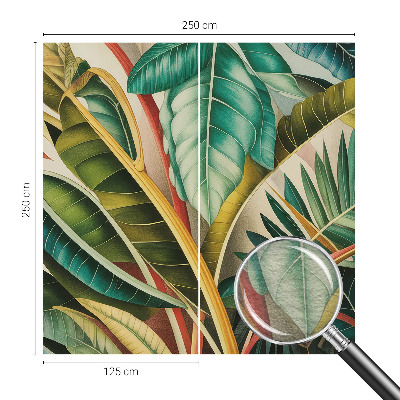 Hoogwaardig fotobehang Exotische bladeren