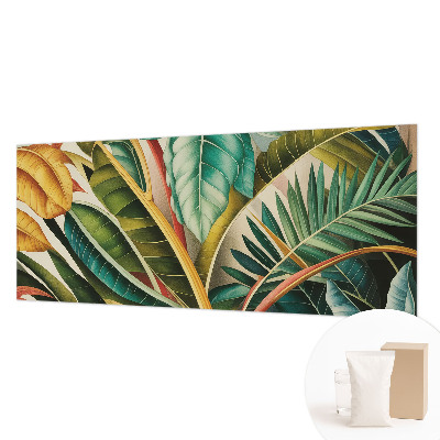 Hoogwaardig fotobehang met een motief van exotische bladeren