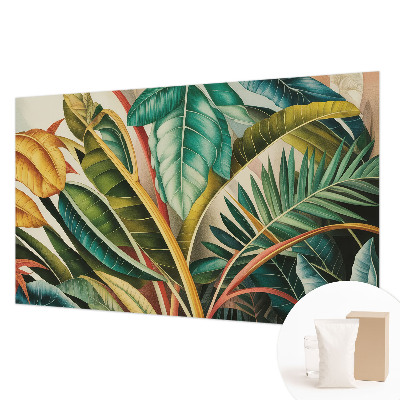 Hoogwaardig fotobehang met een motief van exotische bladeren