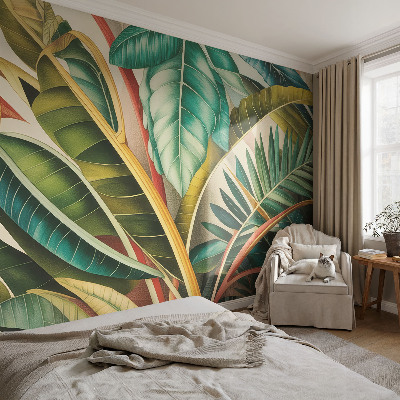 Hoogwaardig fotobehang Exotische bladeren