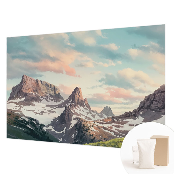 Kwalitatief fotobehang Bergpanorama