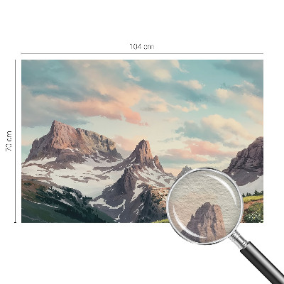 Kwalitatief fotobehang Bergpanorama