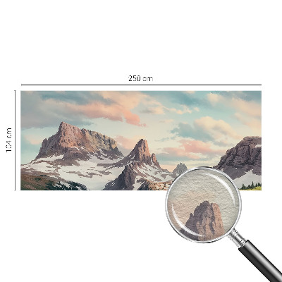 Kwalitatief fotobehang Bergpanorama