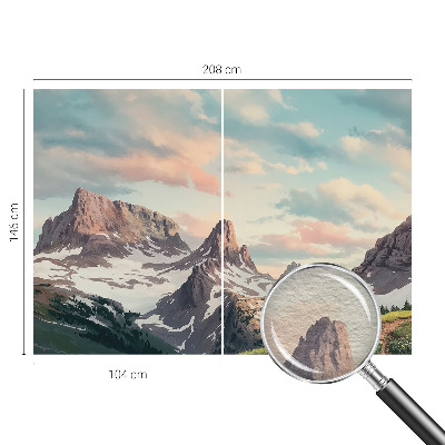 Kwalitatief fotobehang Bergpanorama