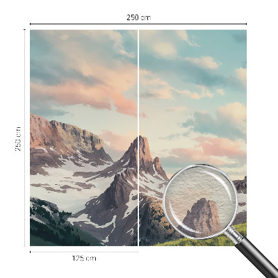 Kwalitatief fotobehang Bergpanorama